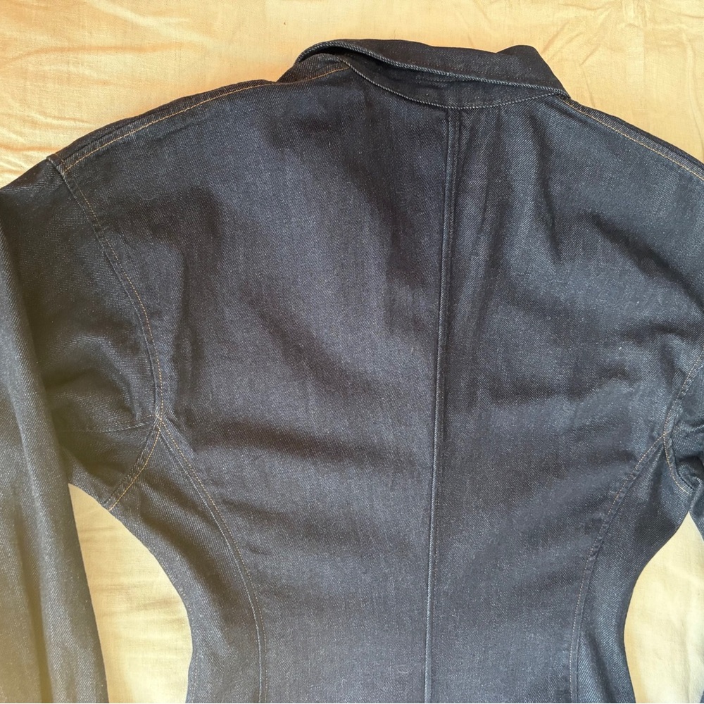 Uniqlo x Lemaire Women's Denim Long Sleeve Dress - Picture 7 of 10